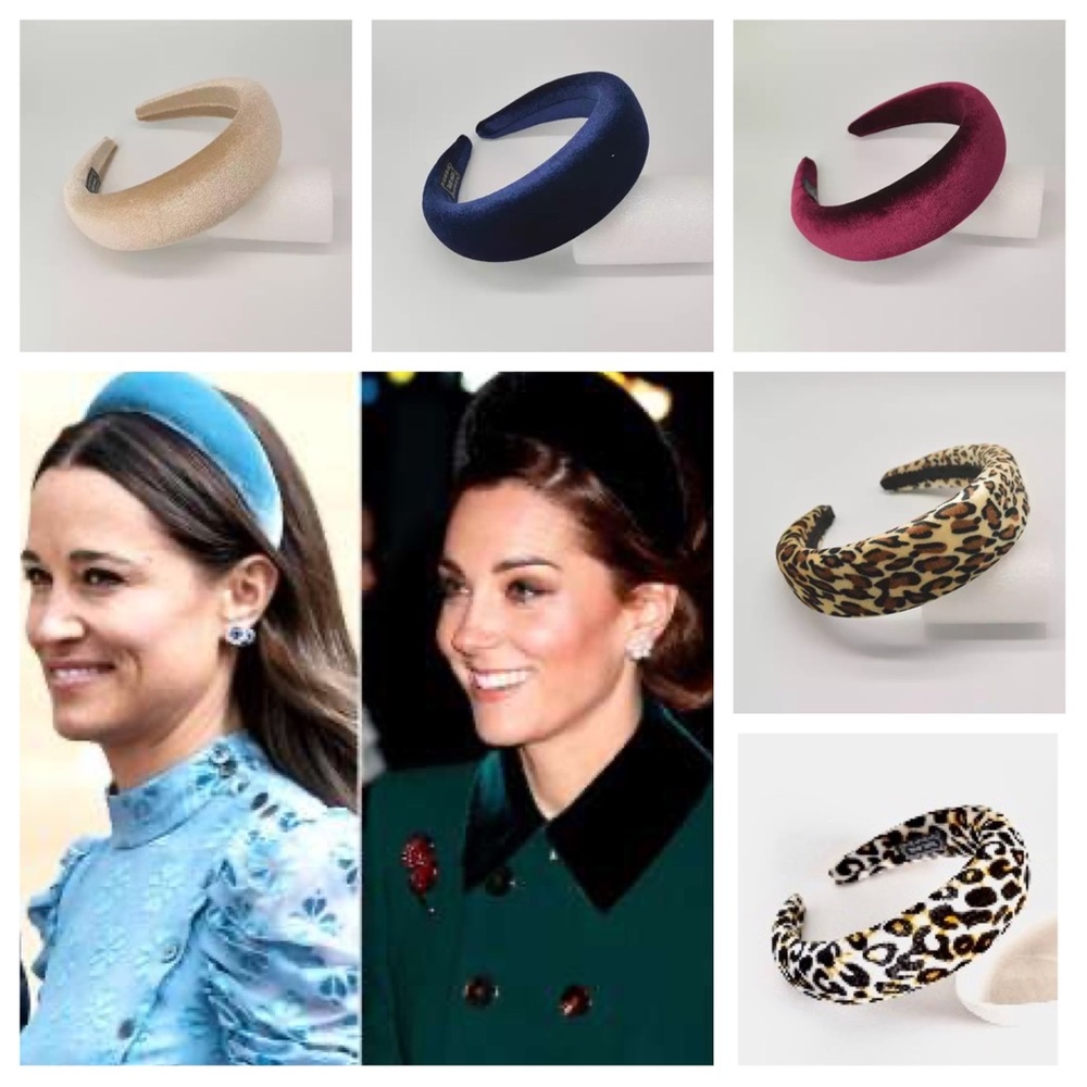 Velvet Flocked Padded Headbands